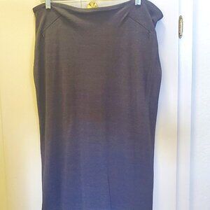 The Limited Charcoal Gray Straight Skirt Size L